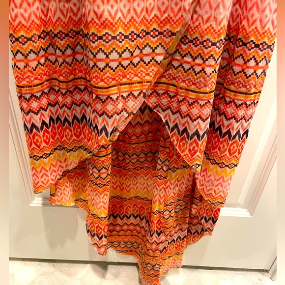 Sweet Pea Strapless Aztec Print Maxi Dress - Picture 3 of 4